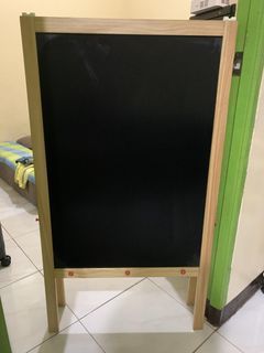 Ikea Easel, Softwood Chalk board & Whiteboard (Sign Board, Store signage, Study Board)
