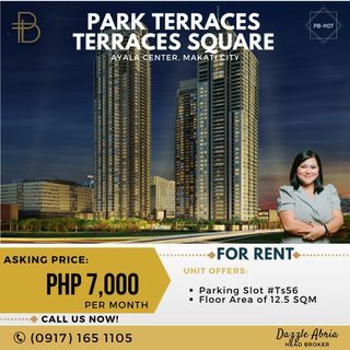 For Rent Parking/Garage at Terraces Square, Ayala Center, Makati City