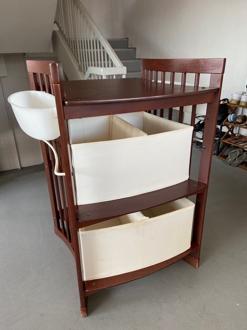 Stokke changing table walnut hot sale