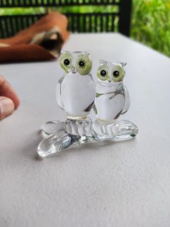 Glass Owl Couple