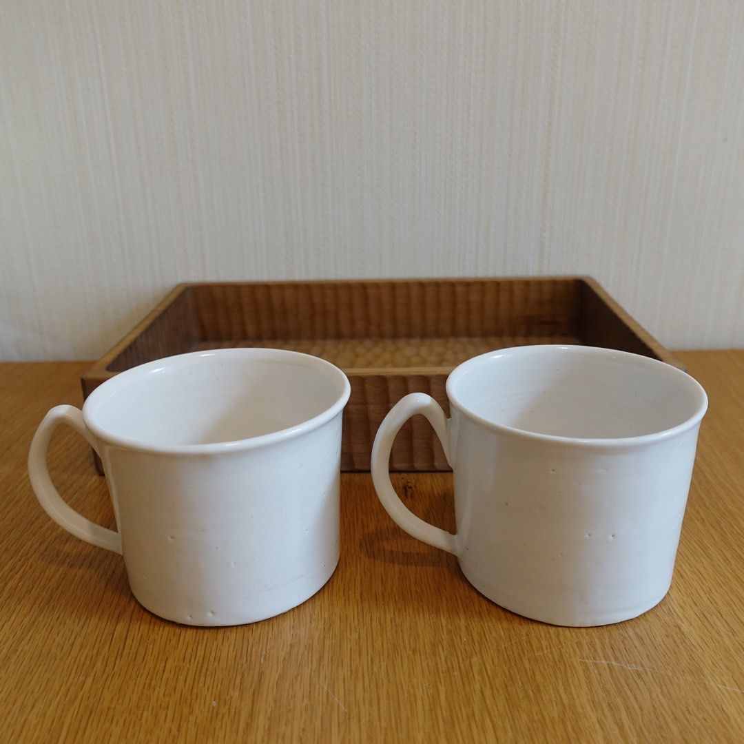 日本作家岡田直人馬克杯水杯一個handmade, 傢俬＆家居, 廚具和餐具 