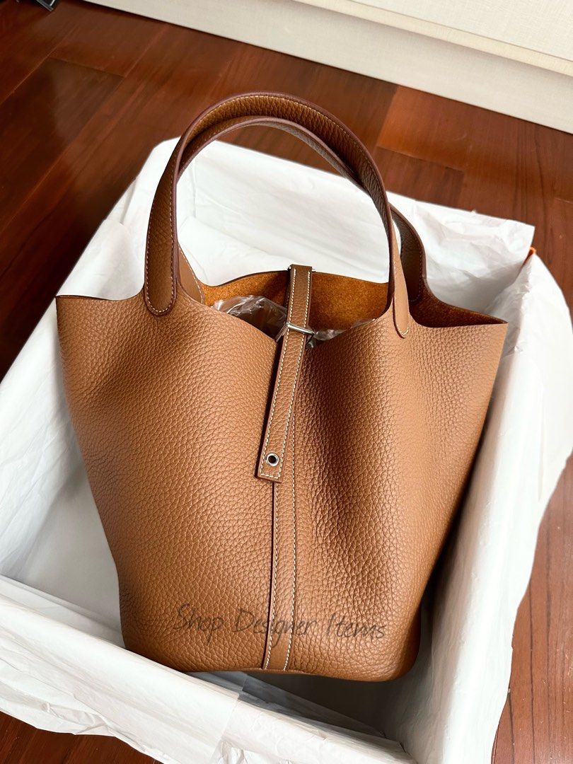 Hermes Picotin 22 Gold PHW Luxury Bags Wallets on Carousell
