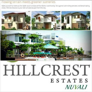 Hillcrest Estate Nuvali And Avida settings Nuvali lot only For Sale  Re-sale