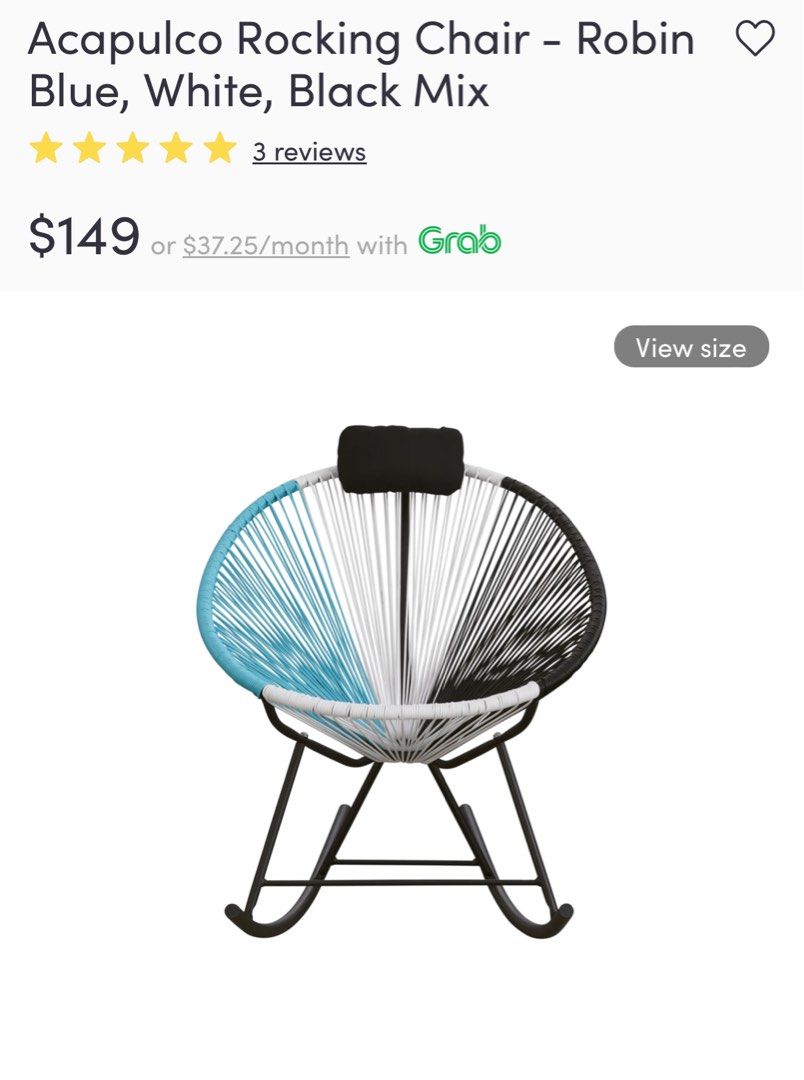 Hipvan rocker chair Furniture Home Living Furniture Chairs on Carousell