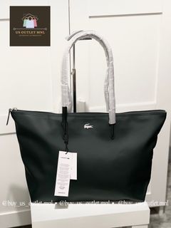 Lacoste Large Shopping Tote BLACK 🖤