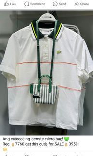 Lacoste micro sling bag