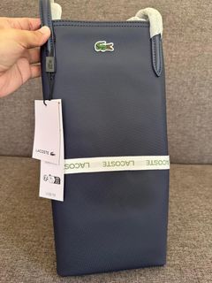 Lacoste Vertical Shopping Bag Navy Blue
