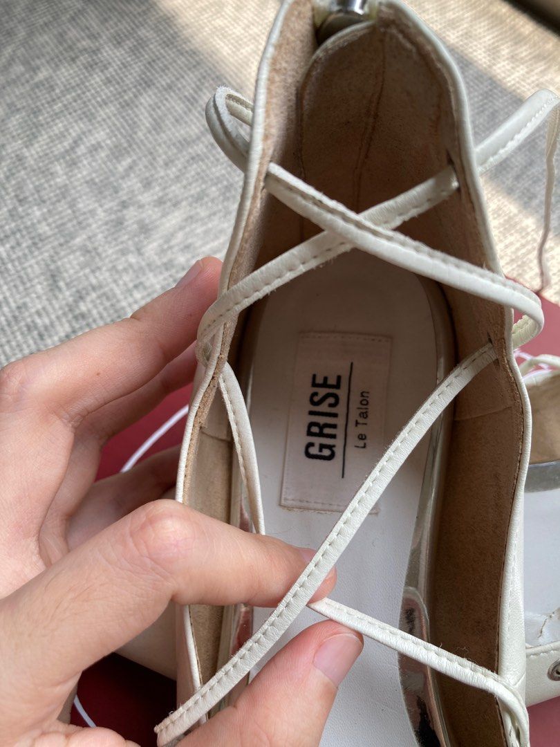 Le Talon GRISE Ballet Core Flats Women s Fashion Footwear Heels on Carousell
