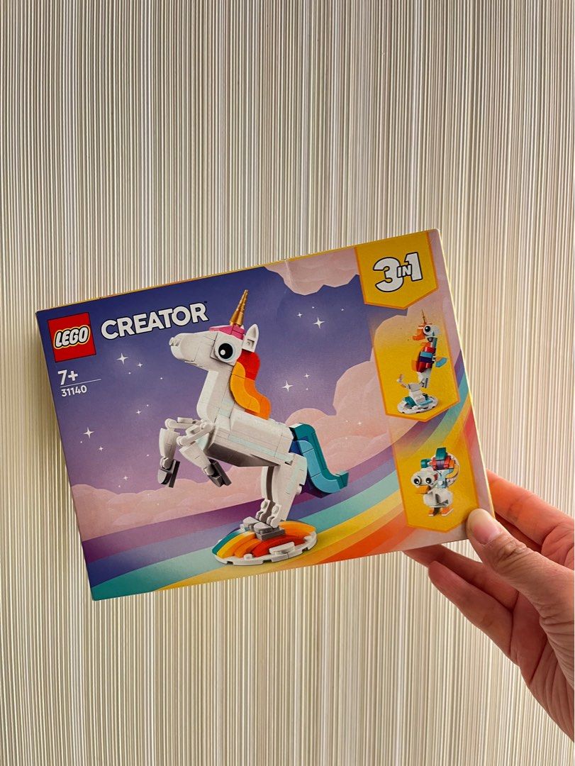 Lego 31140 獨角獸3in1, 興趣及遊戲, 玩具& 遊戲類- Carousell