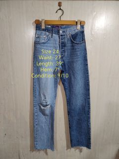 Levis 501 womens 2 tone jeans