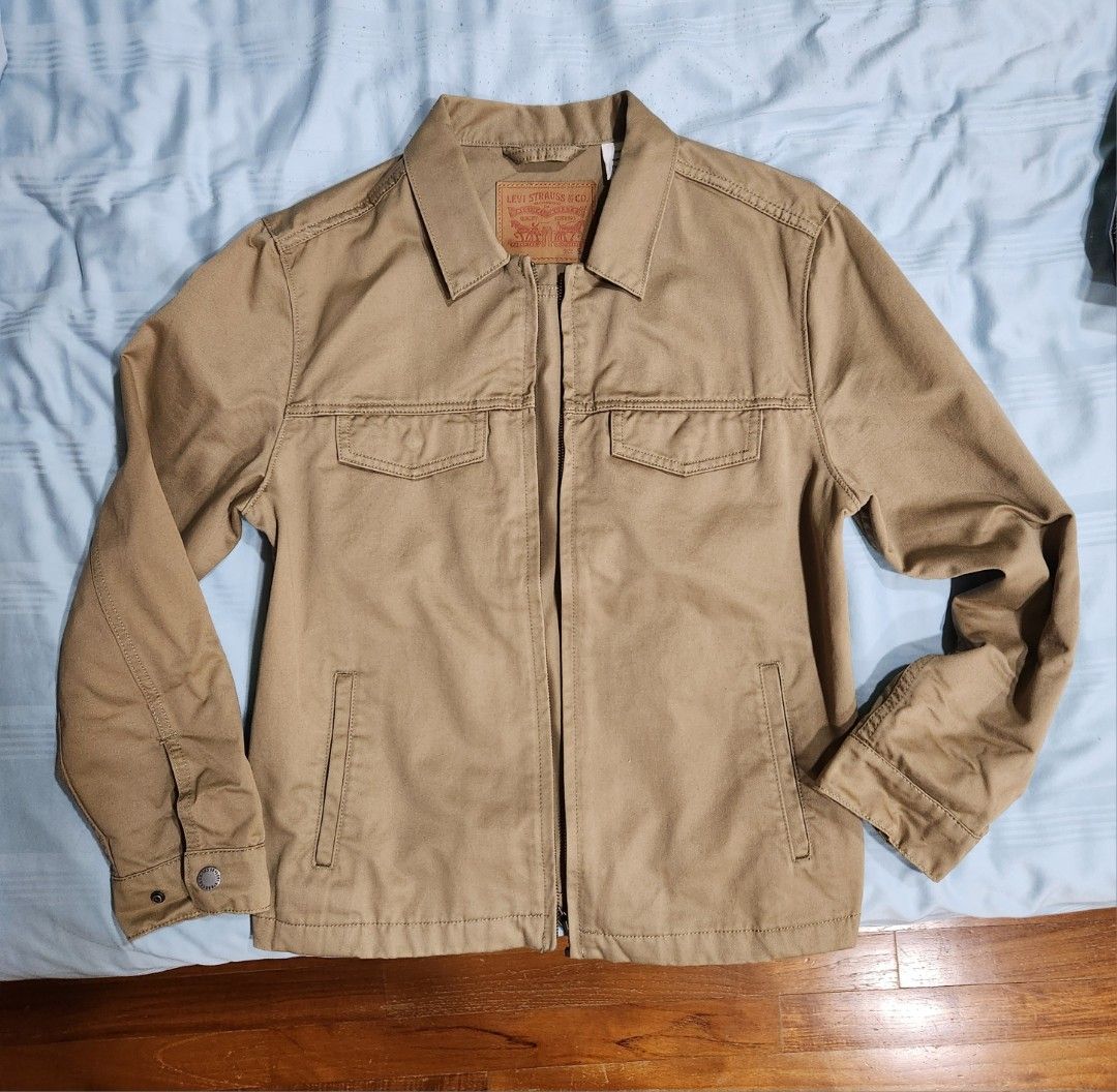 Levis khaki jacket clearance