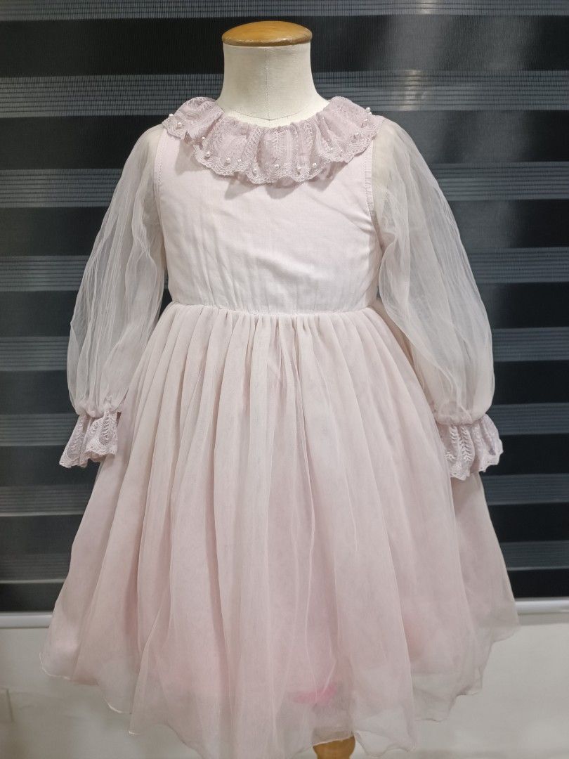 Light old rose casual dress Babies Kids Babies Kids Fashion on Carousell