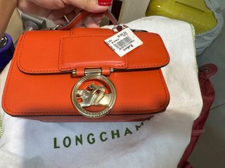 Longchamp Box-Trot Crossbody Bag XS Orange