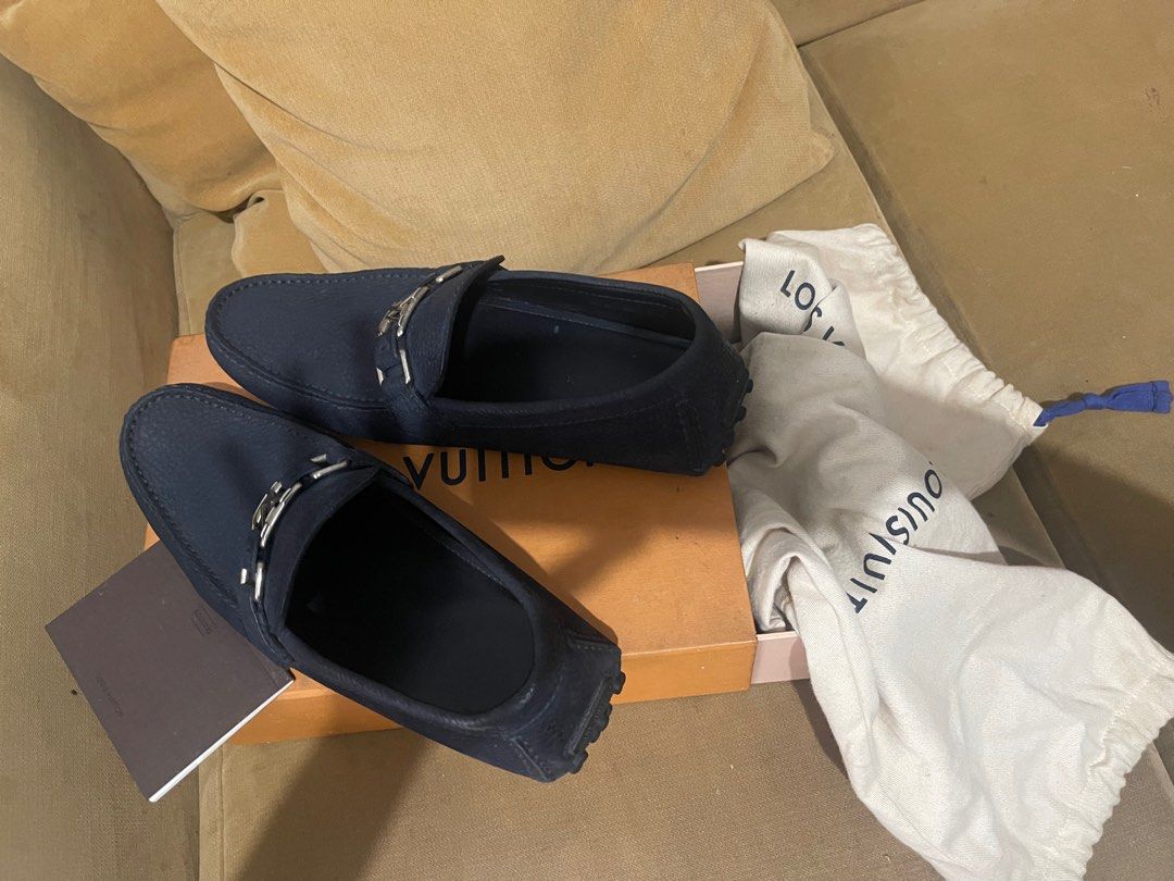 Louis Vuitton LV Moccasins Leather Shoes Size 40