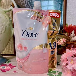 Made in Japan DOVE Peach & Sweet Pea Scent With Moisturizing Milk Body Wash Large Refill 640ml