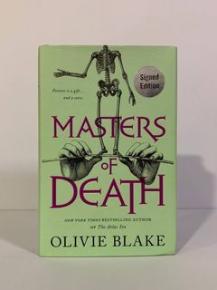 Masters of Death by Olivie Blake (Signed Hardcover)