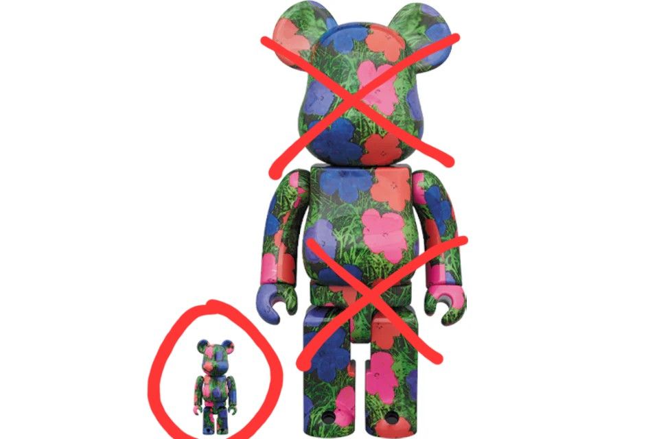 BE@RBRICK ANDY WARHOL Flowers アンディウォーホル ベアブリック BE@RBRICK アンディ・ウォーホル（ANDY WARHOL）Flowers
