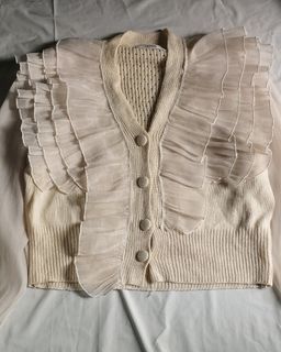 Mesh Knitted Cardigan