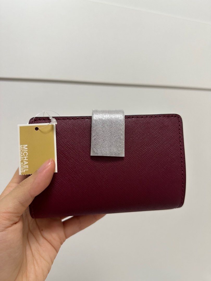Michael Kors mulberry color medium size Wallet Women s Fashion Bags Wallets Wallets Card Holders on Carousell
