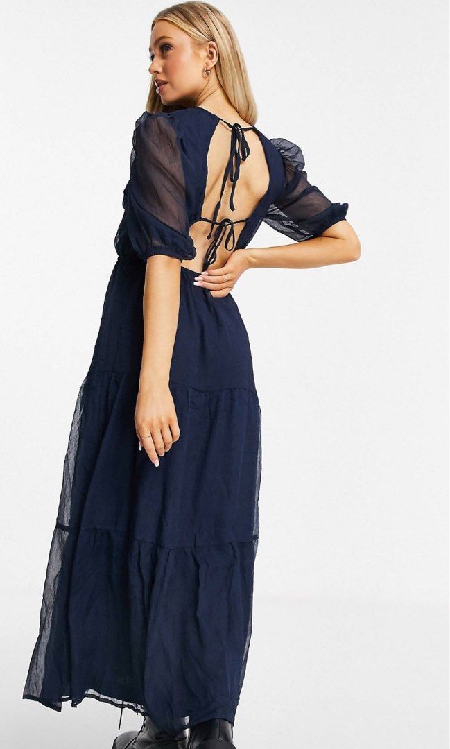 Missguided tiered dress cheap