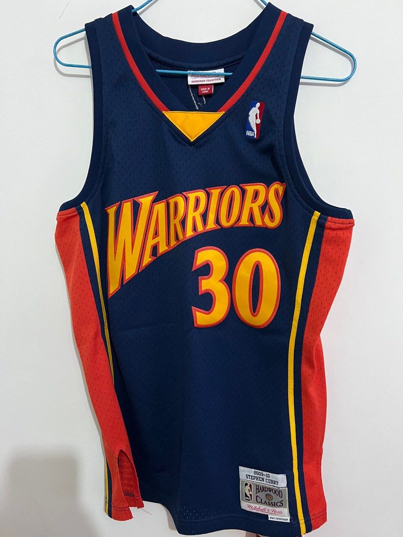 Mitchell Ness Stephen Curry Navy Golden State Warriors Hardwood Classics Swingman Jersey Carousell