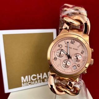 MK TWISTED ROSEGOLD DIAL AUTHENTIC WATCH