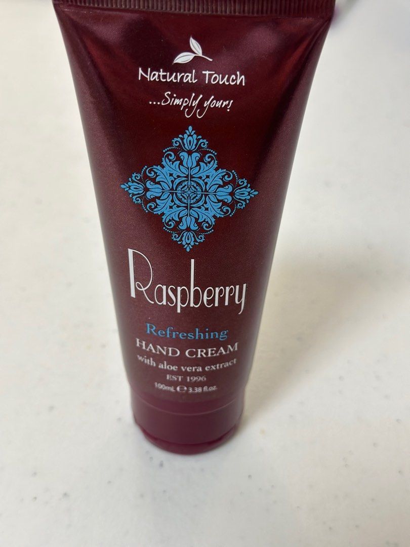 Natural Touch Raspberry Hand Cream 100ml made in England, Beauty ...