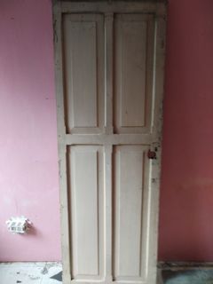 old tanguile wood door 79x 27 inches