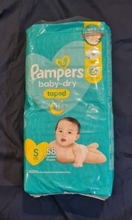 Pampers Taped size S 58pcs