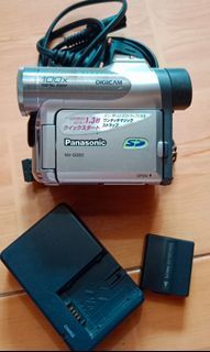 Panasonic NV-GS 50 Mini DV/SD Card Video camera  (with issues)