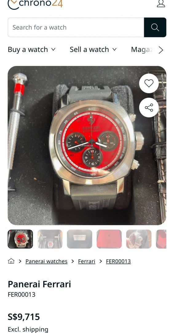 Harga jam ferrari panerai 2025
