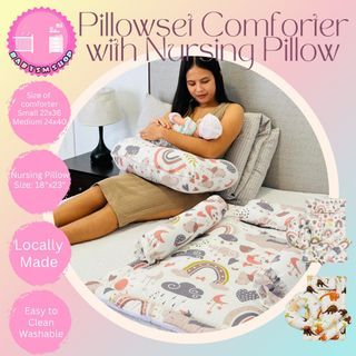 BabySM Shop Pillowset comforter with Nursing pillow