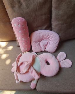 Pink Bunny Pillow Set 250 ( NEWBORN - 12MOS )