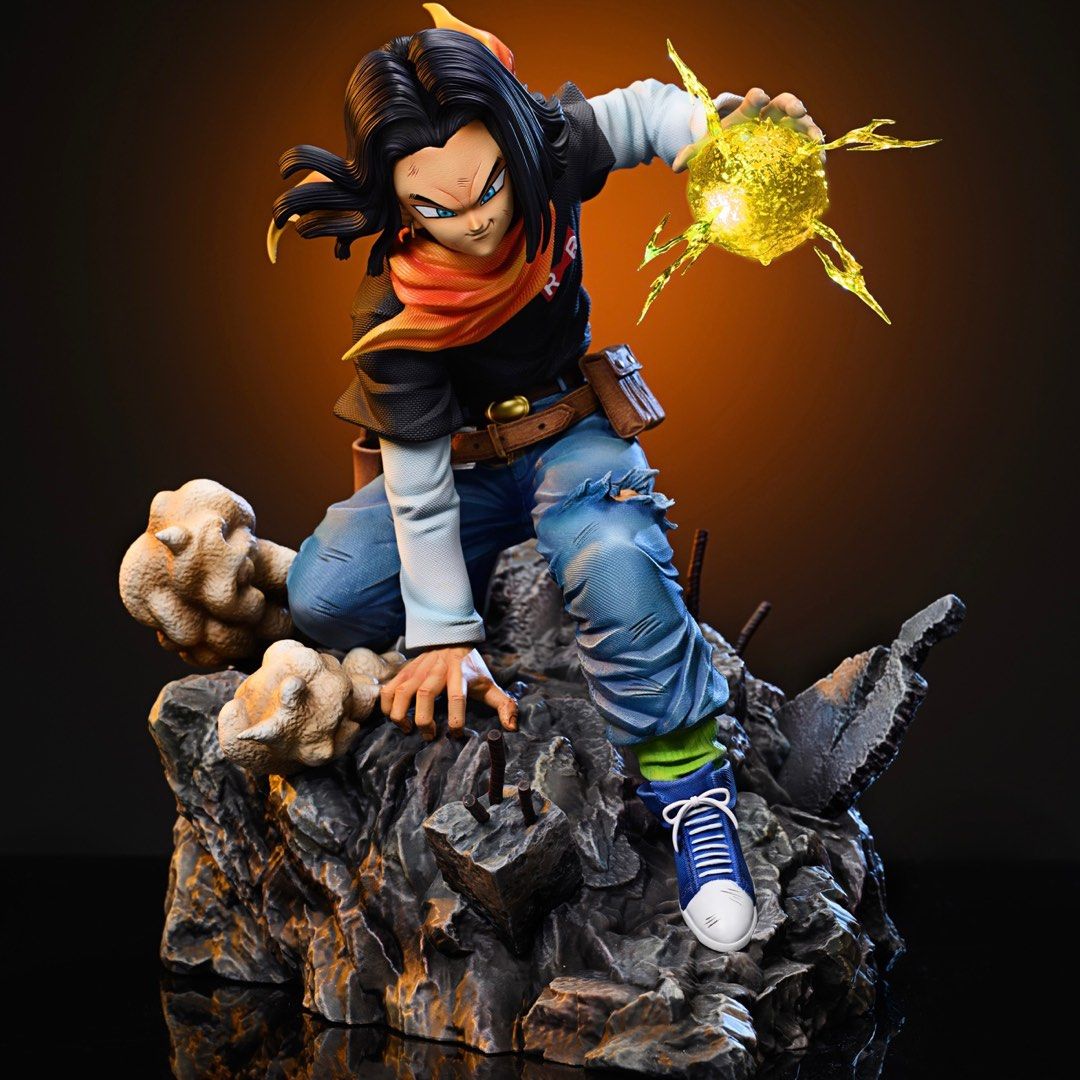 [PO] DM Studio - Dragon Ball Android 17 with LED - StatuesGK [FREE SHIPPING]