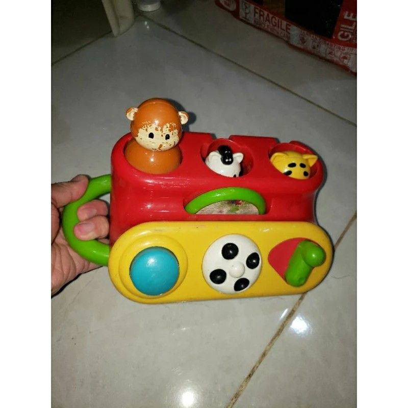 frog toy elc stack and drop froggie