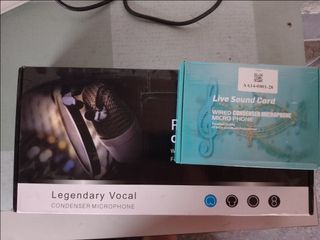 PROFESSIONAL CONDENSER MICROPHONE AND MIXER
