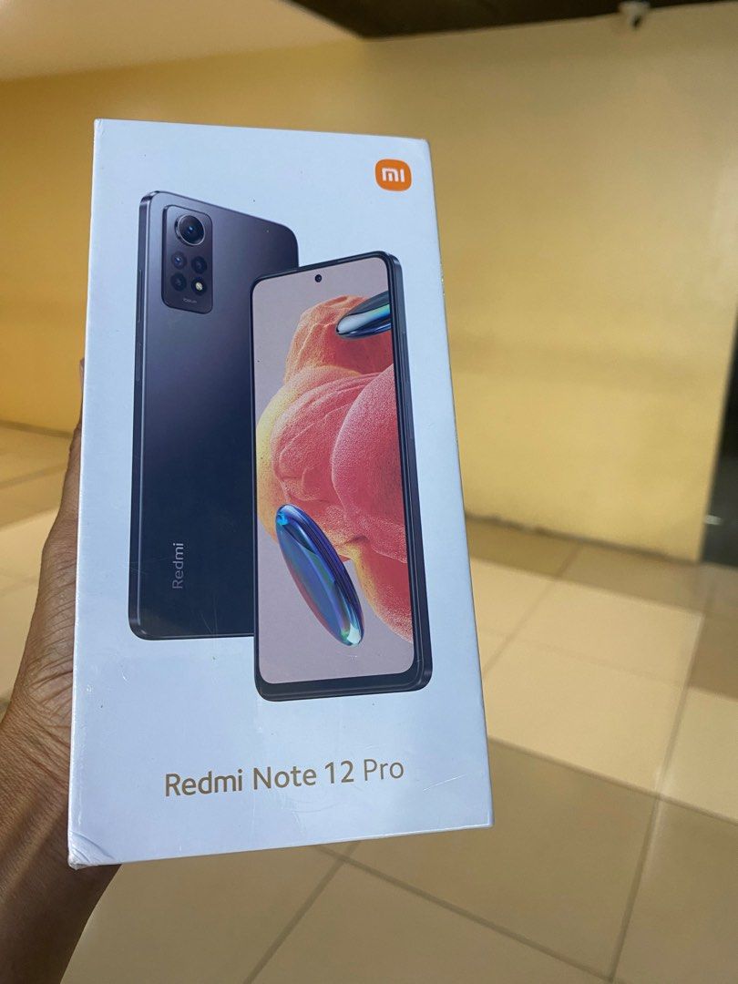 Redmi Note 12 Pro 128gb ‘ 6g ram (Category: Xiaomi) located in San Juan City. Submitted by AshleyandLynGeneralmerchandise (Listing ID 1302105135, Image 1). Description: We accept trade in Credit card / Home Credit Shipping Meet ups / Delivery Fb page: Ashley & Lyn.