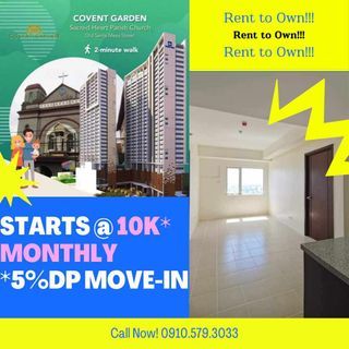 RFO Condo in Manila Rent to Own Studio 1 bedroom 2BR units near UST FEU PUP LRT SM