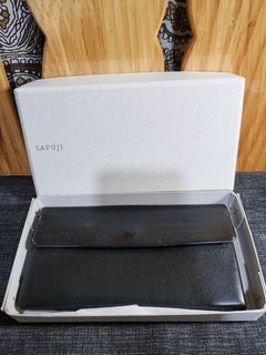 Safuji japan leather long wallet