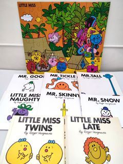 ‼️SALE Books and Puzzle Bundle Little Miss Mr.