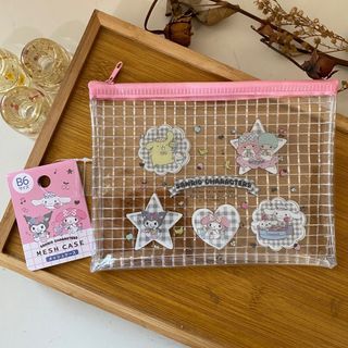 Sanrio Characters B6 Mesh Case Pouch