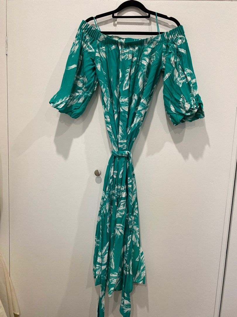 Seed heritage off shoulder dress with pockets, Women's Fashion, Clothes on  Carousell