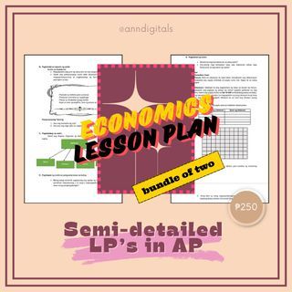 Semi-detailed lesson plans in Araling Panlipunan for Practice or Demo teaching
