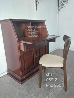 Study table with cabinet