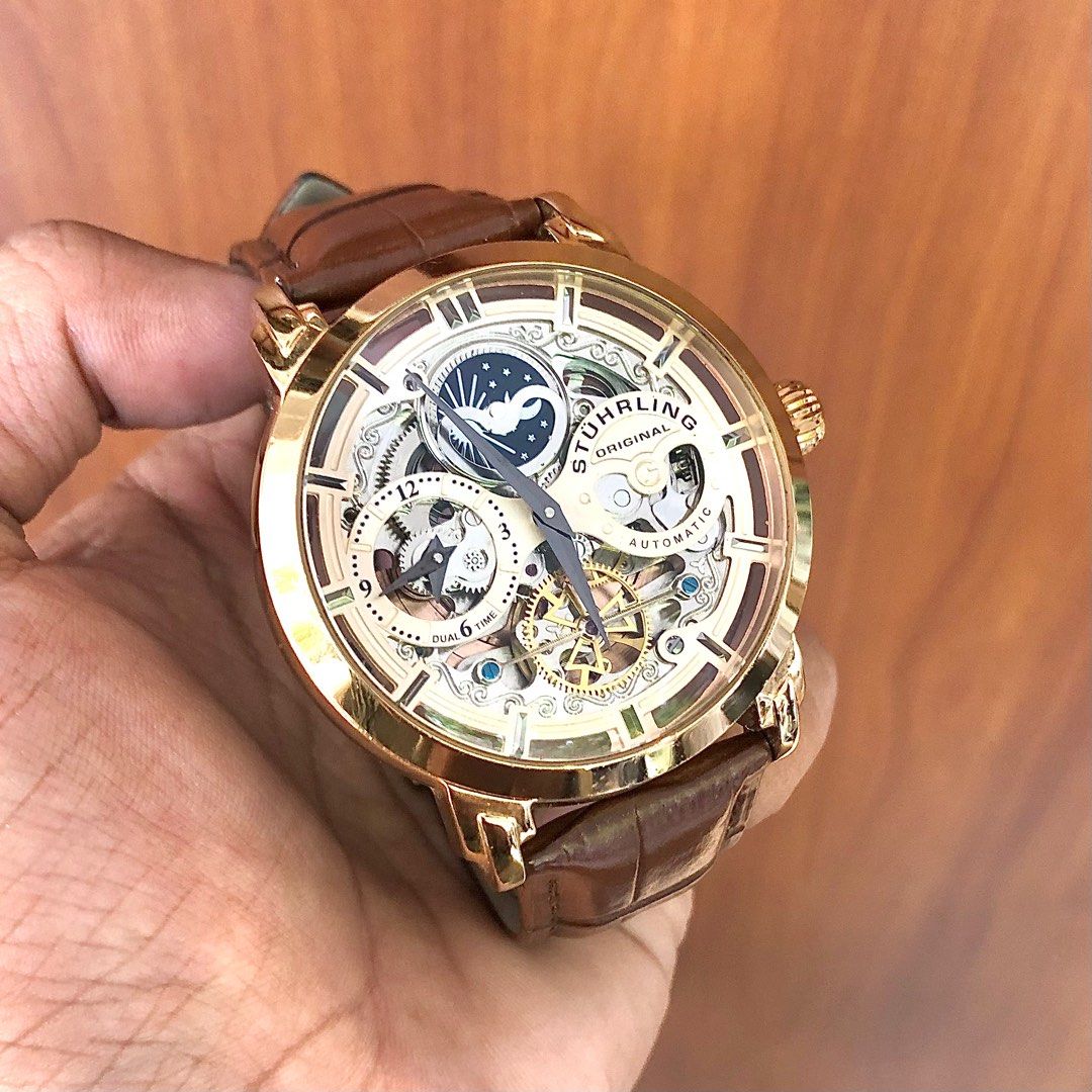 Stuhrling original automatic Fesyen Pria Jam Tangan di Carousell