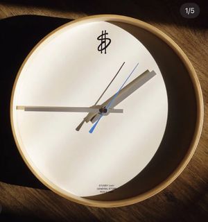 インテリア時計 STUSSY Livin' Wall Clock by SAITO WOOD STUSSY Livin' Wall Clock by SAITO WOOD サイトーウッド / SAITO WOOD