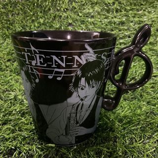 The Prince of Tennis Tenipuri Black Sound Note Handle Coffee Mug Tea Cup with Backstamp 4” x 3.5” inches - P399.00