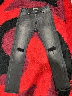 Jean Topman Moto Jagger Slim Bleu Foncé - Taille 30/30, Occasion Très Bon état