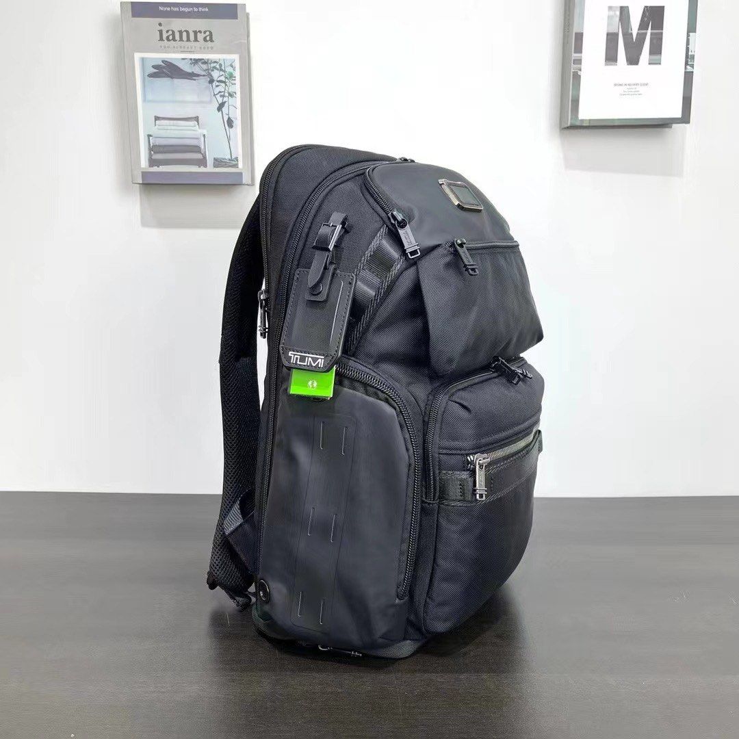 Tumi Alpha Bravo Nomadic Backpack (Category: Backpacks) located in Manila. Submitted by bagmaniaph (Listing ID 1302107020, Image 2). Description: Part of the Nomadic capsule collection inspired by Australia’s connection to the outdoors, this backpack maximizes carry capacity with multifunction pockets, compartments and TUMI+ compatibility..