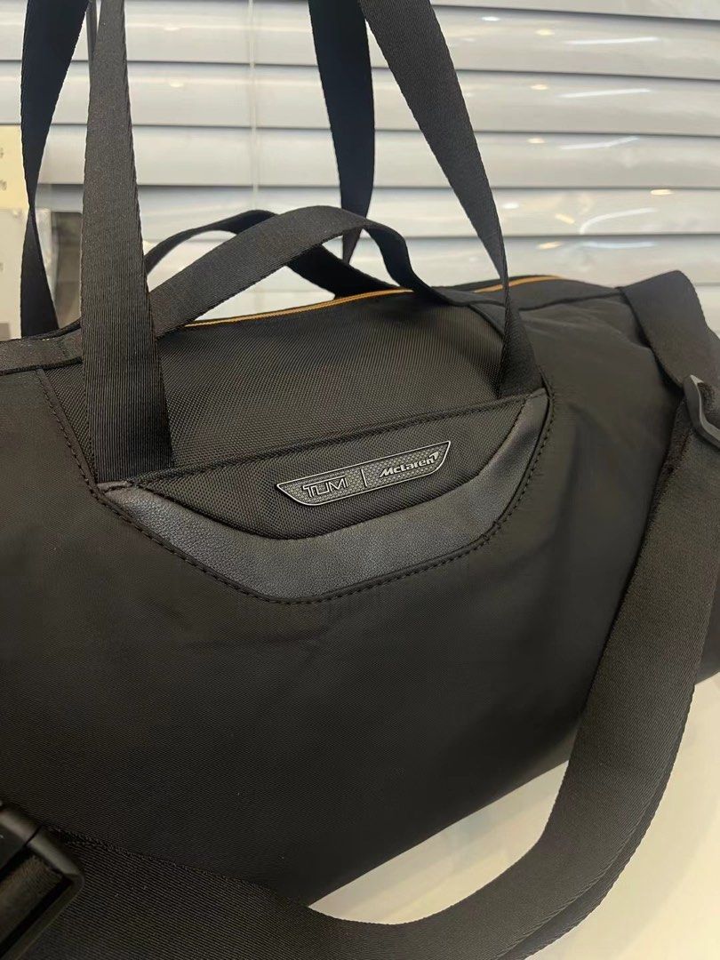 Tumi Mclaren Just in case Duffel (Category: Sling Bags) located in Manila. Submitted by bagmaniaph (Listing ID 1302123962, Image 3). Description: For the Prepared Traveler: The TUMI Just In Case collection is lightweight, packable, and easy to carry, folding into an included pouch for compact transport Packable Duffel Travel Bag: This foldable duffel bag folds flat to be completely packable, fitting in a small zip pouch that can easily be stored 